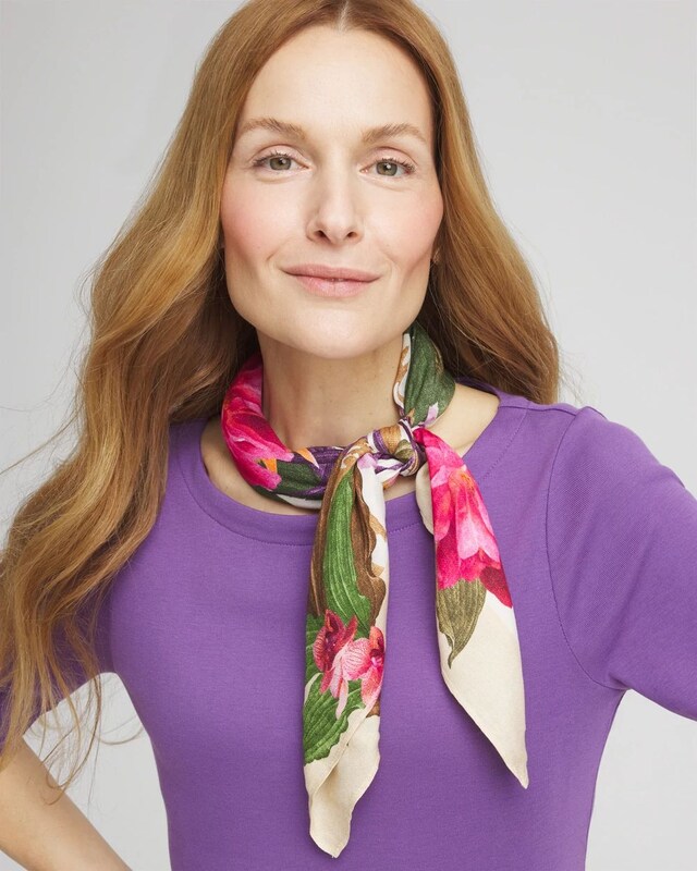 Cerchio Con Fior Scarf